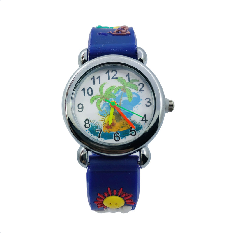 ساعت مچی عقربه ای بچگانه مدل جزیره ساعت مچی عقربه ای بچگانه مدل جزیره