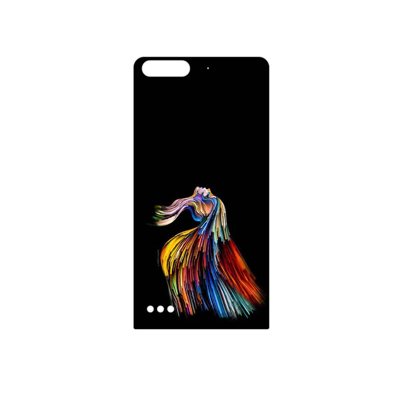برچسب پوششی ماهوت مدل Rainbow Hair Digital Art مناسب برای گوشی موبایل هوآوی Ascend G6