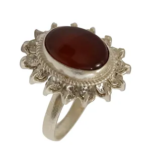 انگشتر نقره زنانه سلین کالا مدل عقیق ce-As029