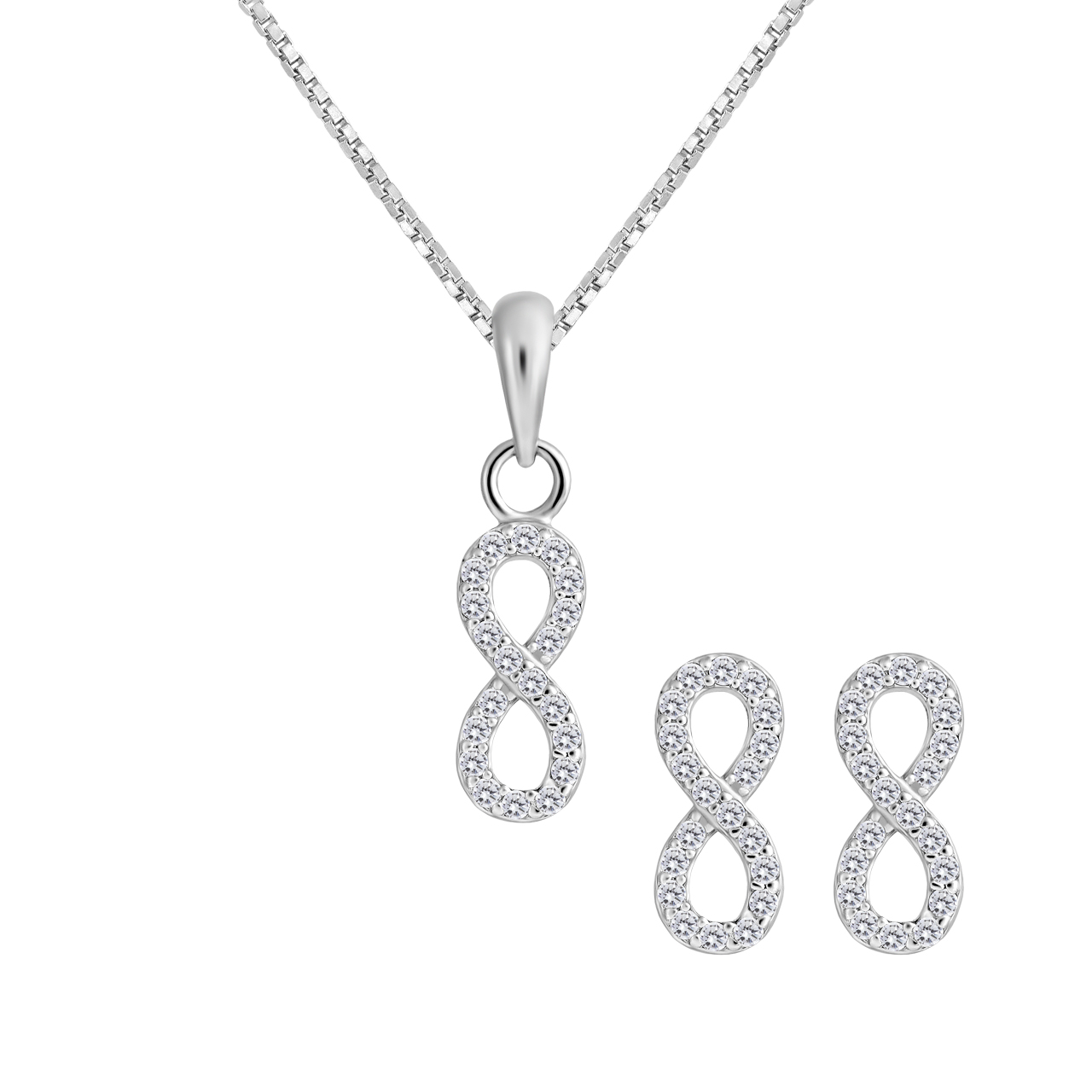 نیم ست نقره اقلیمه کد NN365