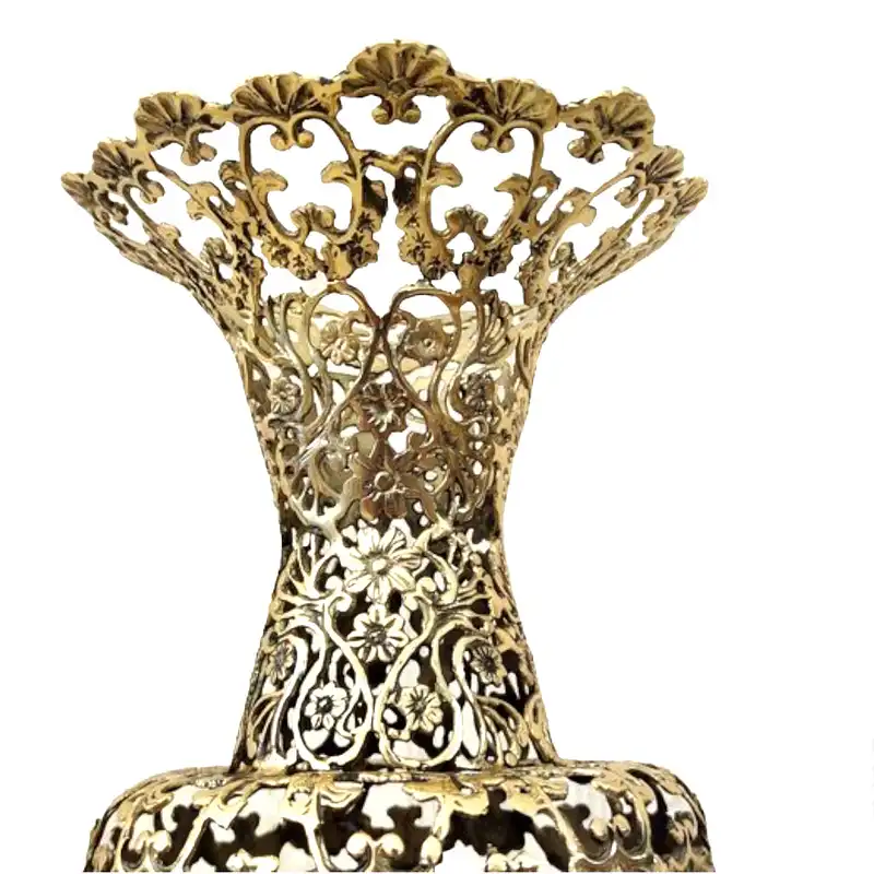 گلدان برنجی مدل کوزه کد H-2074