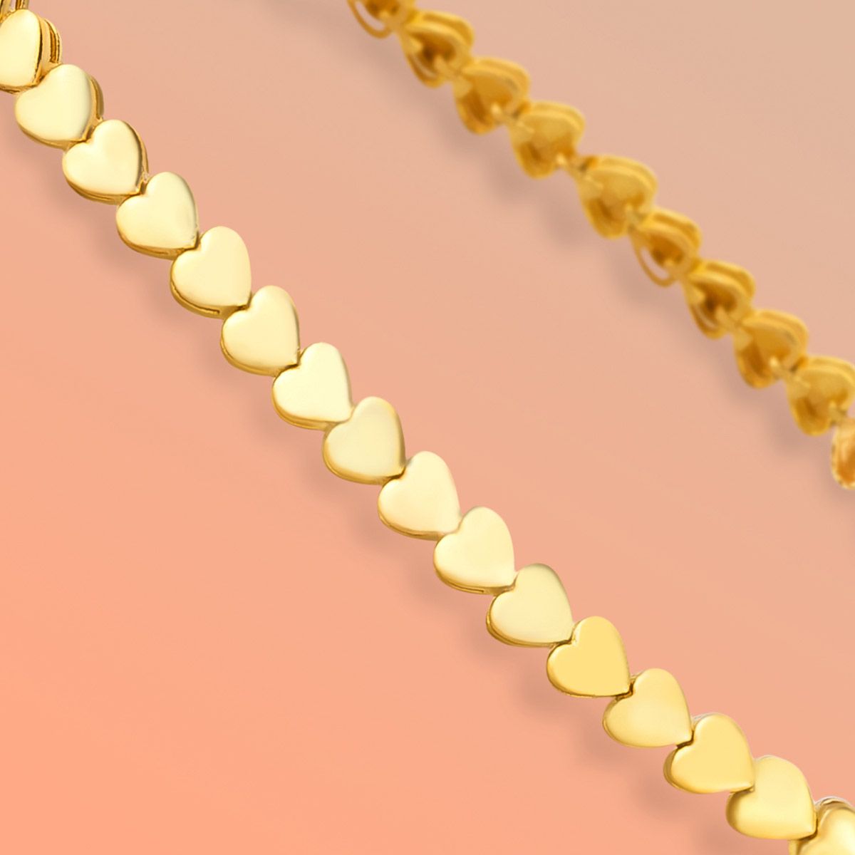 دستبند طلا 18 عیار زنانه کیا گالری مدل AB589 -  - 2