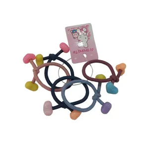 کش مو دخترانه مدل فانتزی ریز طرح قلبی بسته 5 عددی