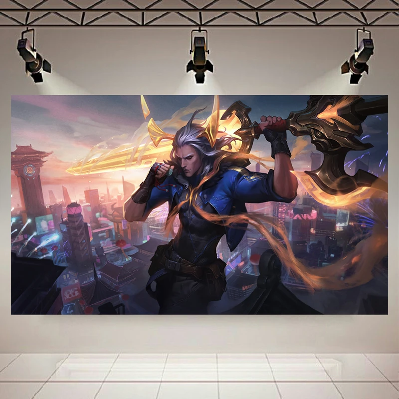 تابلو بوم طرح گیم مدل Viego League of Legends کد AR2031