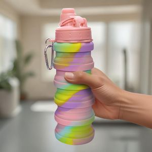 نقد و بررسی قمقمه مدل سیلیکونی تاشو گنجایش 0.5 لیتر توسط خریداران