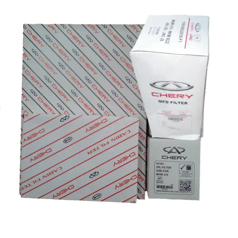 فیلتر روغن مدل 09 مناسب برای ام وی ام 315 به همراه فیلتر هوا و فیلتر کابین و فیلتر بنزین