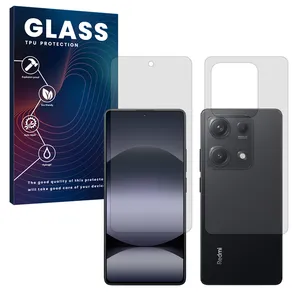 Glass Resistant model matte screen protector suitable for Xiaomi Redmi Note 14S mobile phone along with the back protector