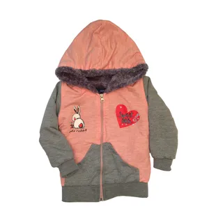 سویشرت دخترانه طرح خرگوش رنگ صورتی