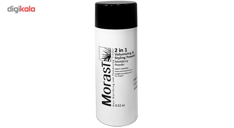 پودر مات کننده و پوش‌ دهنده موی مورست حجم 15 گرم