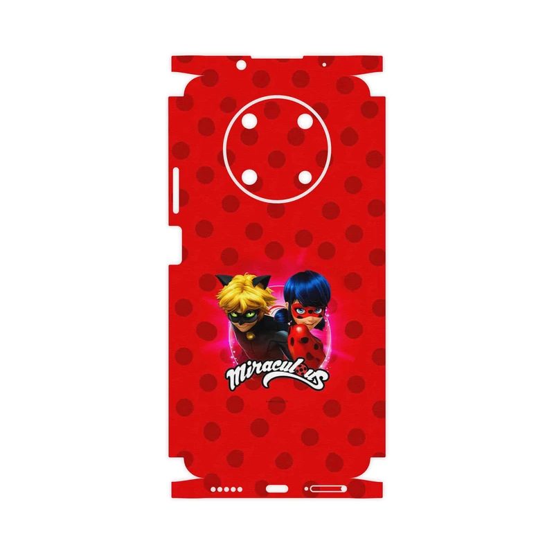 برچسب پوششی ماهوت مدل Ladybug and Cat Noir-FullSkin مناسب برای گوشی موبایل هوآوی Nova Y90