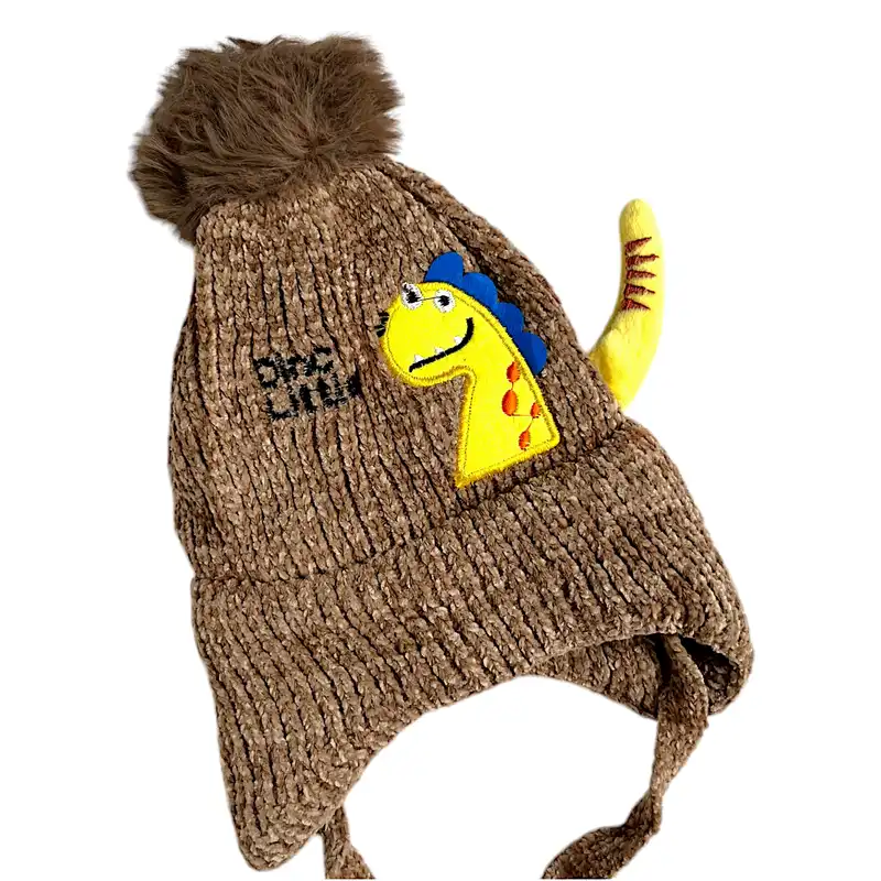 کلاه بافتنی بچگانه مدل دایناسور RO_148