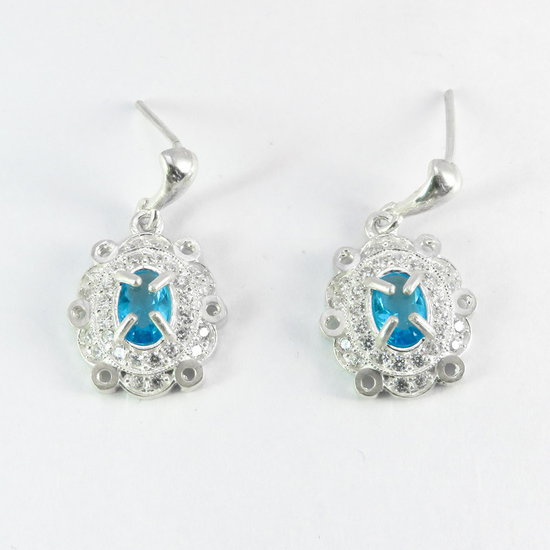 نیم ست نقره زنانه کد AV137