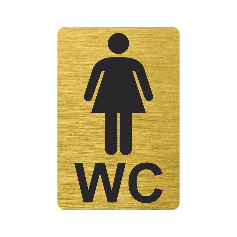 تابلو نشانگر طرح WC آقایان و بانوان مدل TR-61 مجموعه2عددی