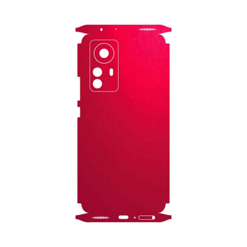 برچسب پوششی ماهوت مدل Matte-Warm-Red-FullSkin مناسب برای گوشی موبایل شیائومی 12 Pro