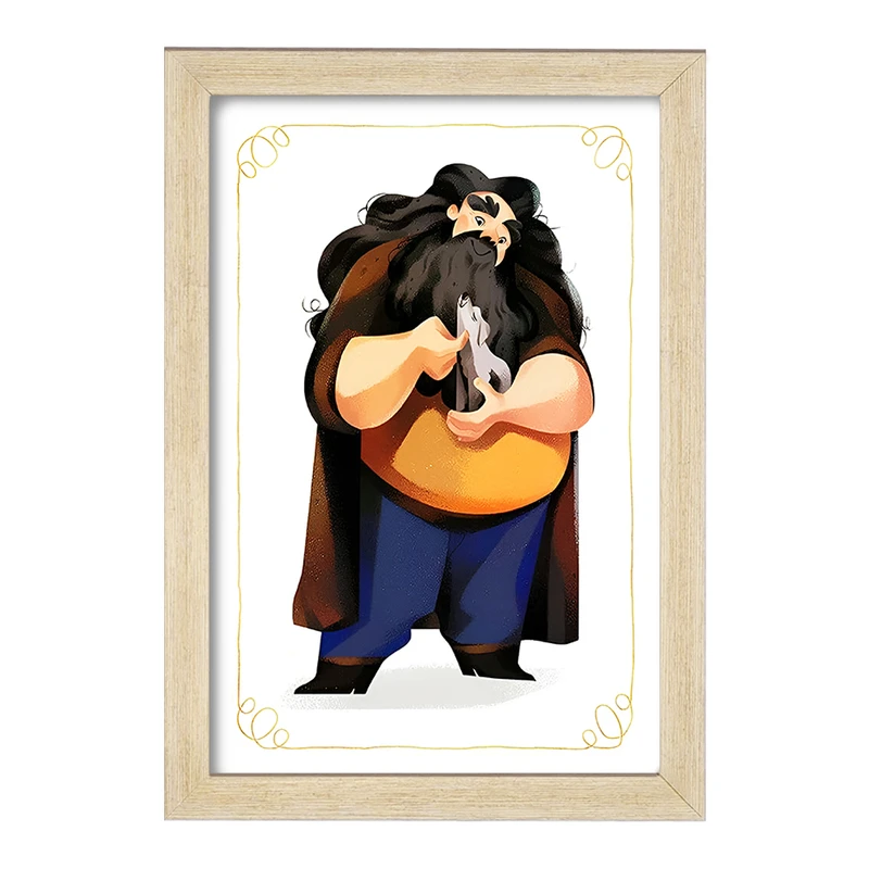 تابلو خندالو مدل هاگرید هری پاتر کد F8651