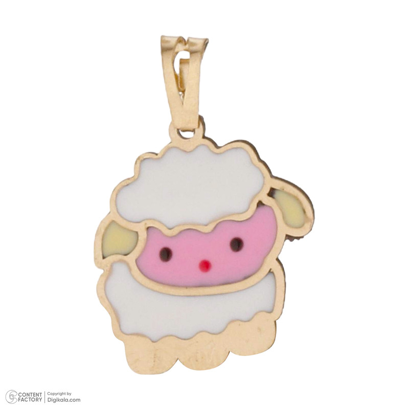 آویز گردنبند طلا 18 عیار دخترانه طلای مستجابی مدل 55108 آویز گردنبند طلا 18 عیار دخترانه طلای مستجابی مدل 55108