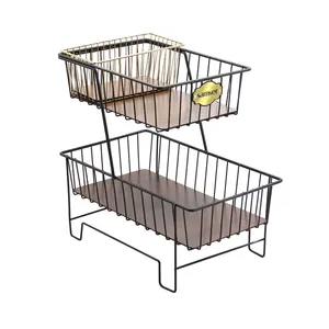 سبد سیب زمینی و پیاز سام ست مدل دو طبقه