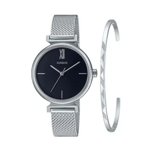 ست دستبند و ساعت مچی عقربه ای زنانه کاسیو مدل LTP-2023VM-1CDR