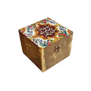 جعبه هدیه چوبی مدل خوشنویسی کدWSB107