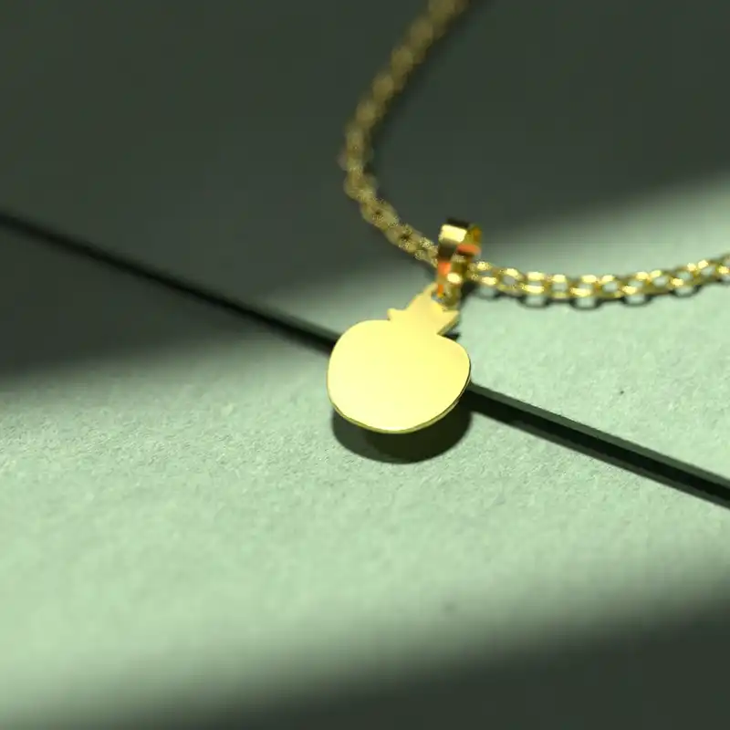 گردنبند طلا 18 عیار زنانه مدوپد مدل تربچه کد A3-1-1016