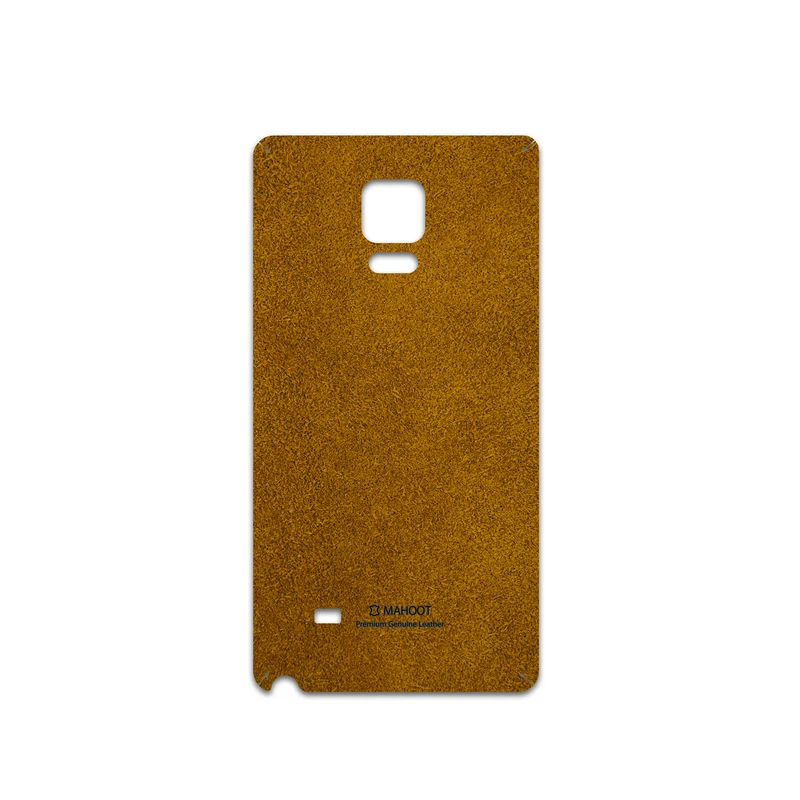 برچسب پوششی ماهوت مدل Brown-Chamois-Leather مناسب برای گوشی موبایل سامسونگ Galaxy Note Edge