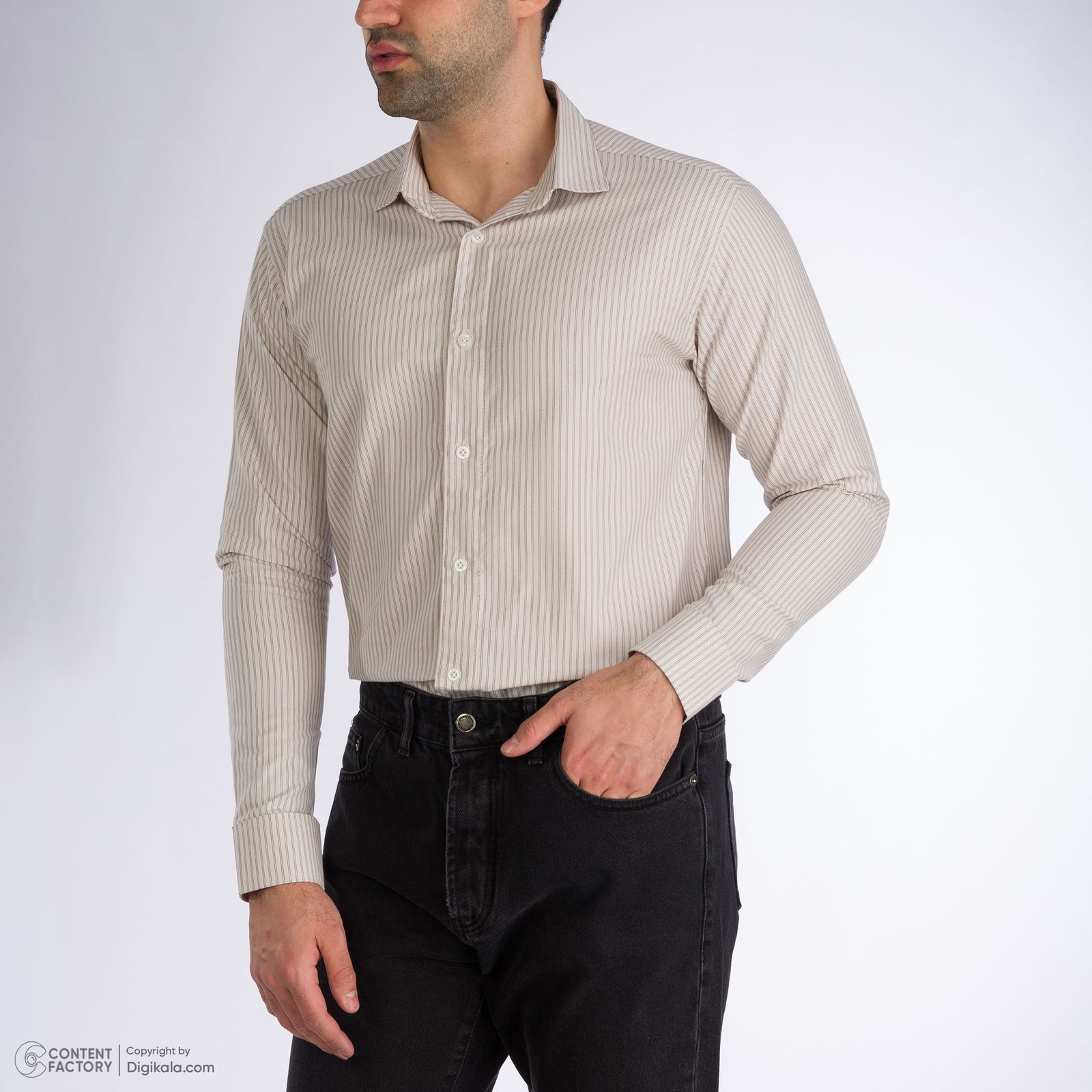پیراهن آستین بلند مردانه باینت مدل 2261715-07 -  - 8