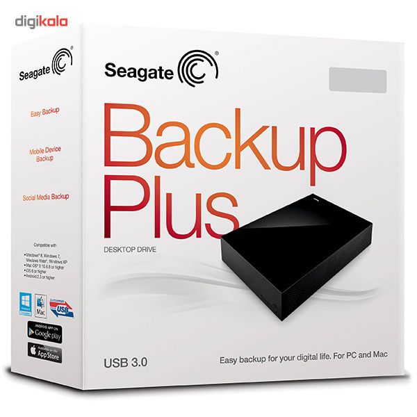 هارددیسک اکسترنال سیگیت مدل Backup Plus Desktop ظرفیت 3 ترابایت main 1 10