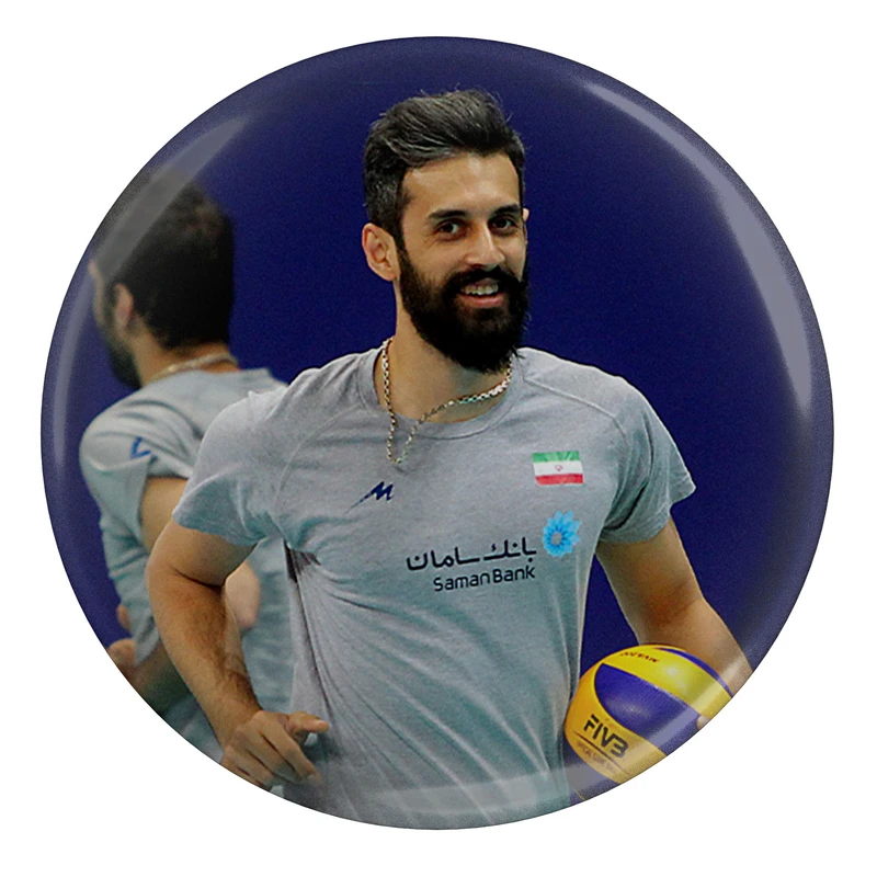 پیکسل طرح بازیکن والیبال سعید معروف مدل S9998