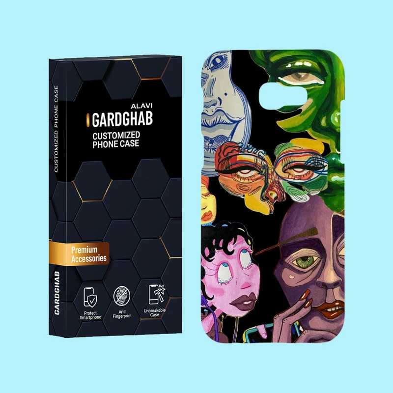 کاور گارد قاب علوی مدل هنری مناسب برای گوشی موبایل سامسونگ Galaxy A5 2017 / A520