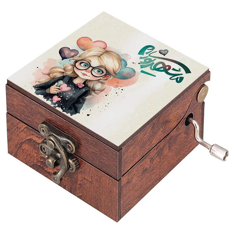 جعبه موزیکال مدل هندلی طرح شهریوری ام کد 1093