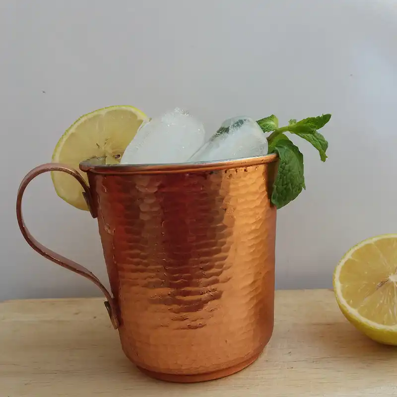 لیوان مسی مدل راسته کد ZH09