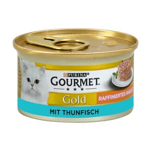 کنسرو غذای گربه گورمت مدل MIT THUNFISCH وزن 85 گرم
