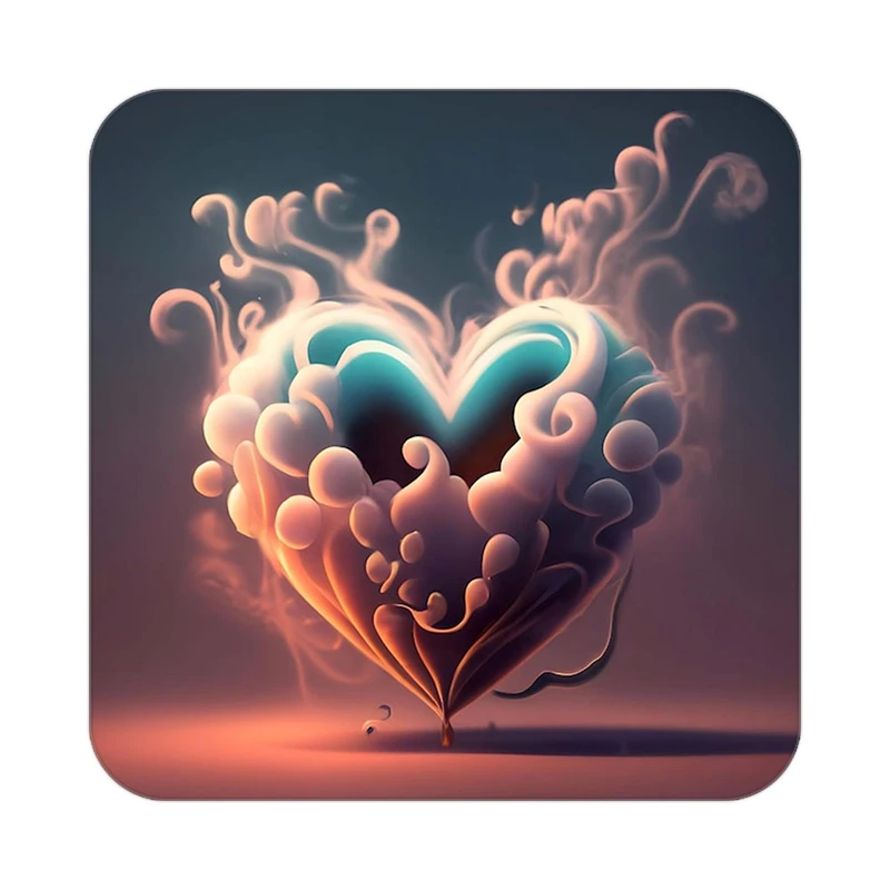 زیر لیوانی کاکتی مدل عاشقانه کد mp11848