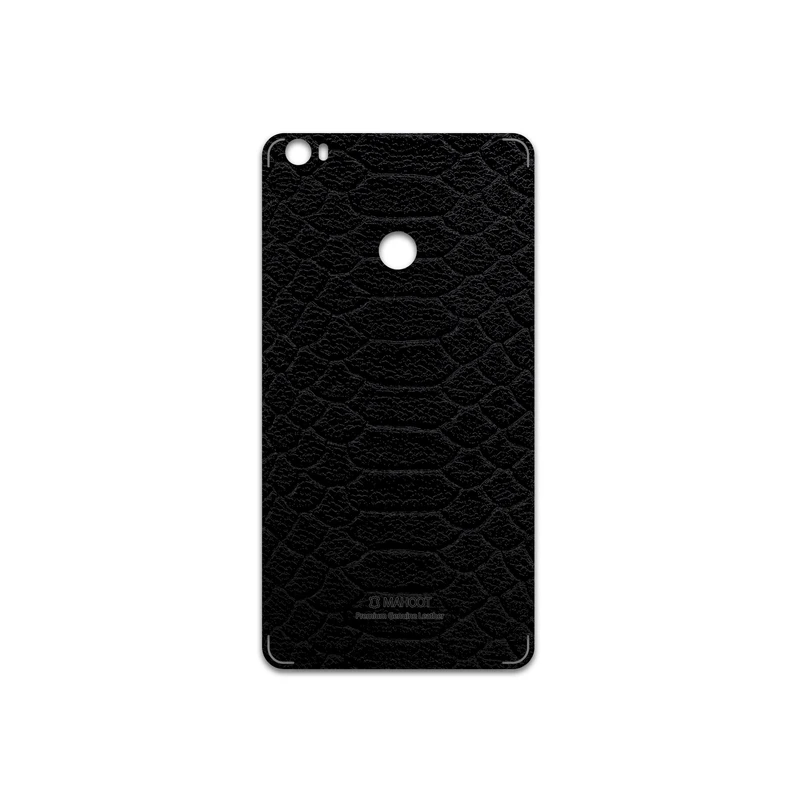 برچسب پوششی ماهوت مدل Black-Snake-Leather مناسب برای گوشی موبایل شیائومی Mi Max