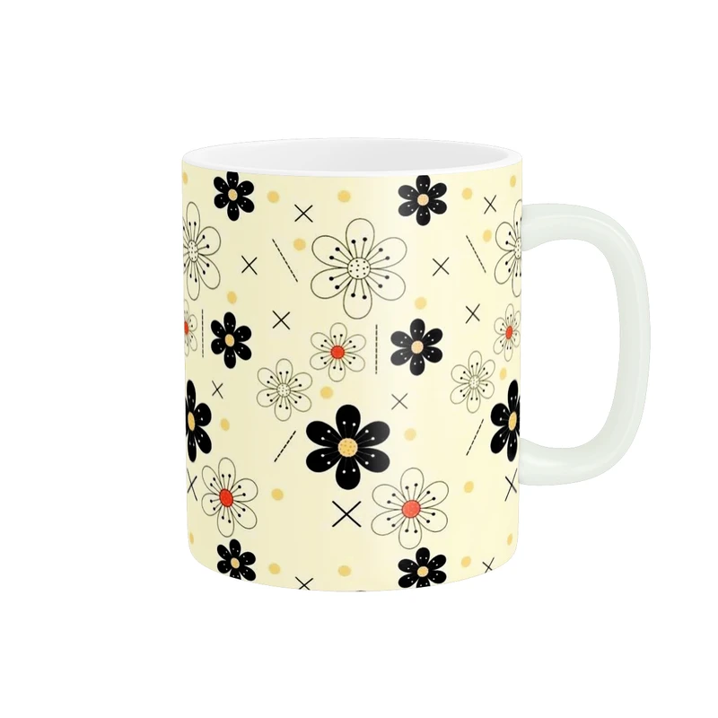 ماگ پاد آفرین طرح گل کد 4227