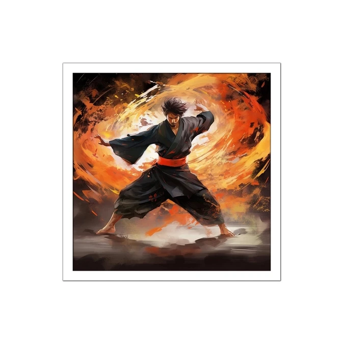 تابلو نوری بکلیت طرح انیمه جوجوتسو مدل W-MID-16189