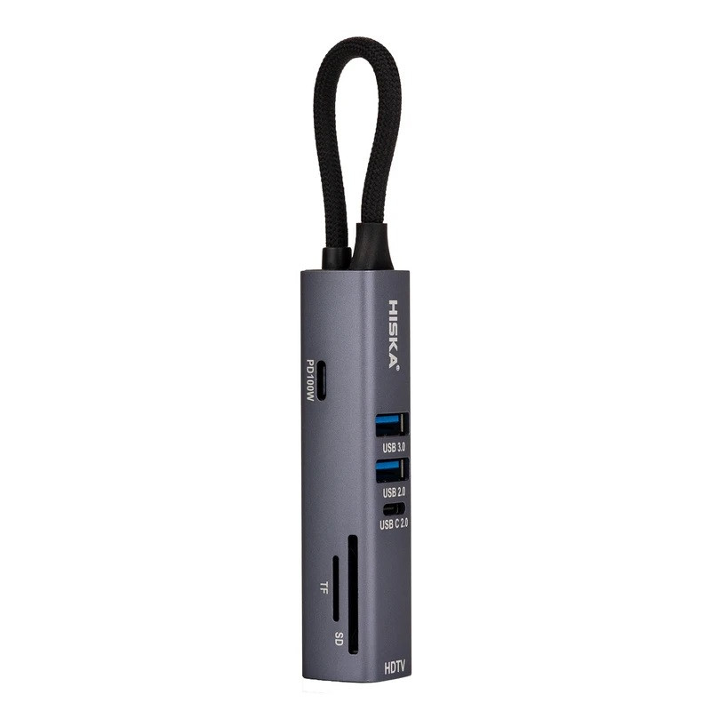 هاب 7 پورت USB-C هیسکا مدل HR-53