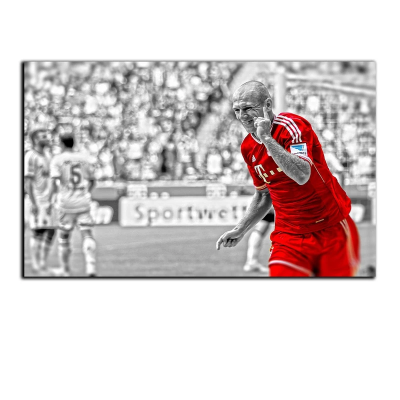 تابلو شاسی بکلیت طرح بازیکن فوتبال آرین روبن تیم بایرن مونیخ مدل SH-S7069