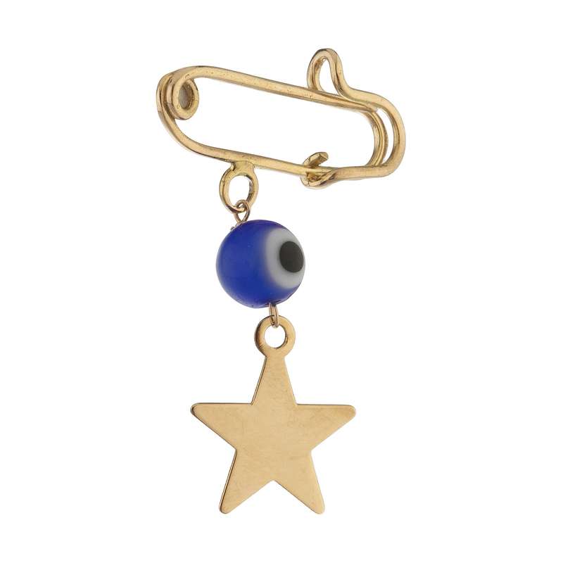 سنجاق سینه طلا 18 عیار پرسته مدل 14077499