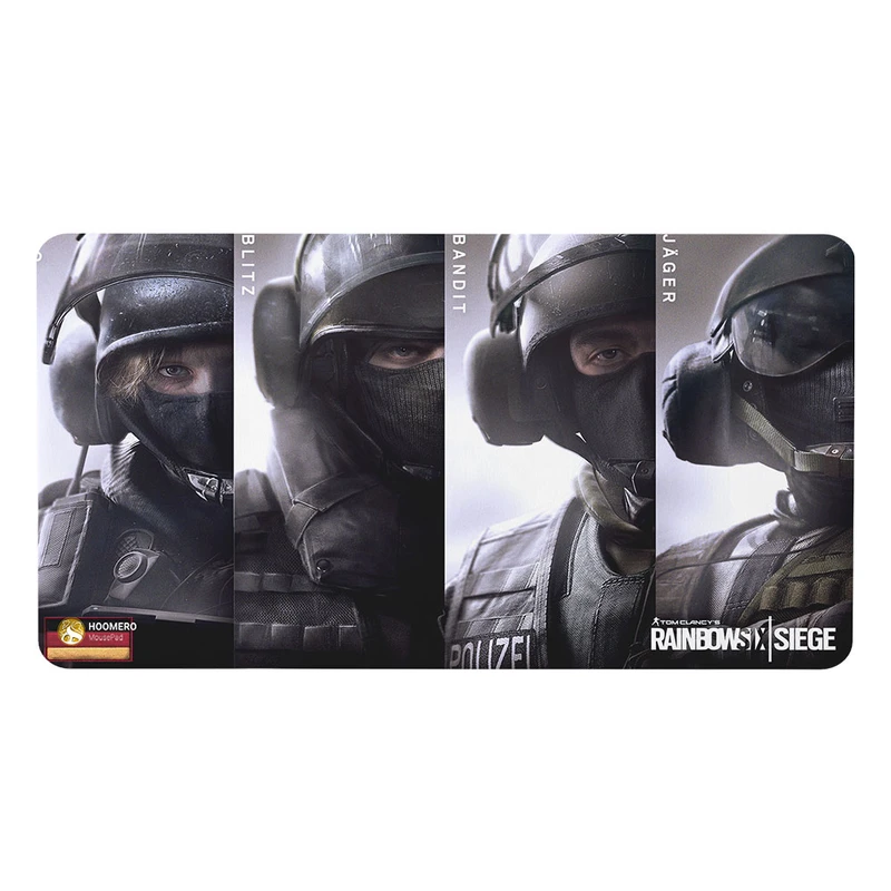 ماوس پد مخصوص بازی هومرو مدل MX1270 طرح بازی رینبو سیکس Tom Clancys Rainbow Six