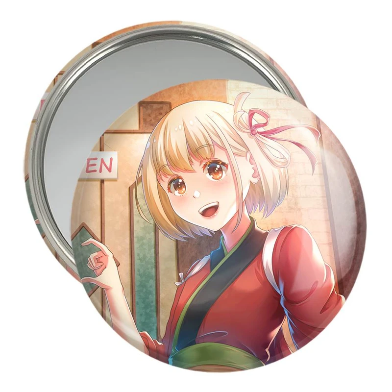 آینه جیبی خندالو مدل چیساتو انیمه لیکوریس ریکویل کد 23015