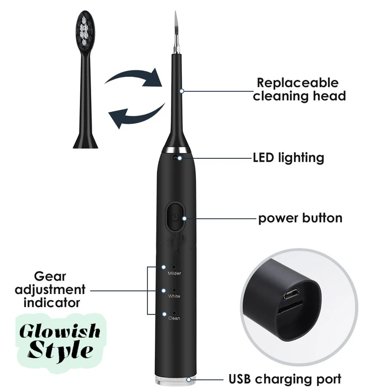 عکس شماره 9 : مسواک برقی گلویش استایل مدل 7in1
