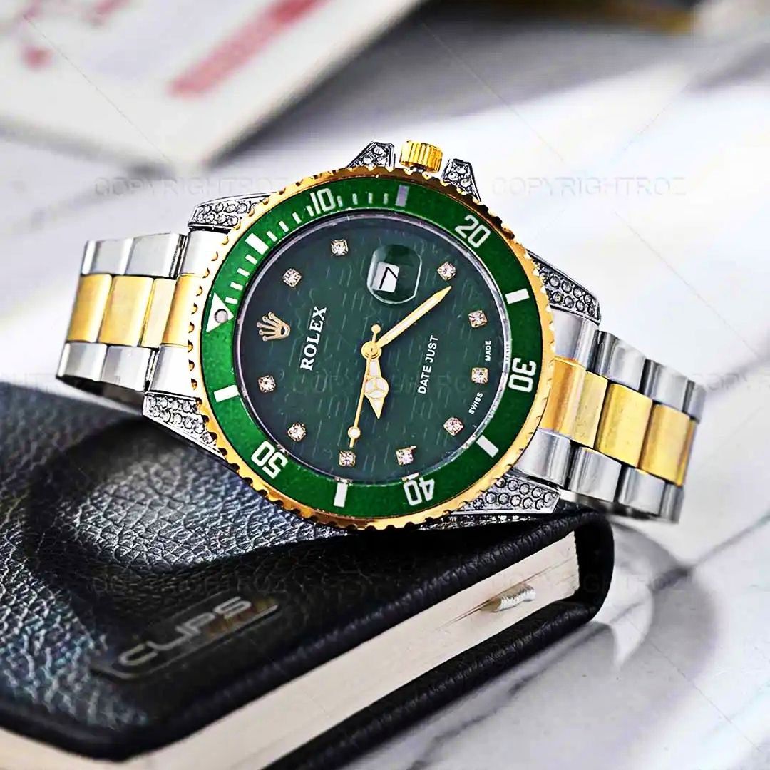 ساعت مچی عقربهای مردانه مدل ساب مارین نگینی 01 - - 7