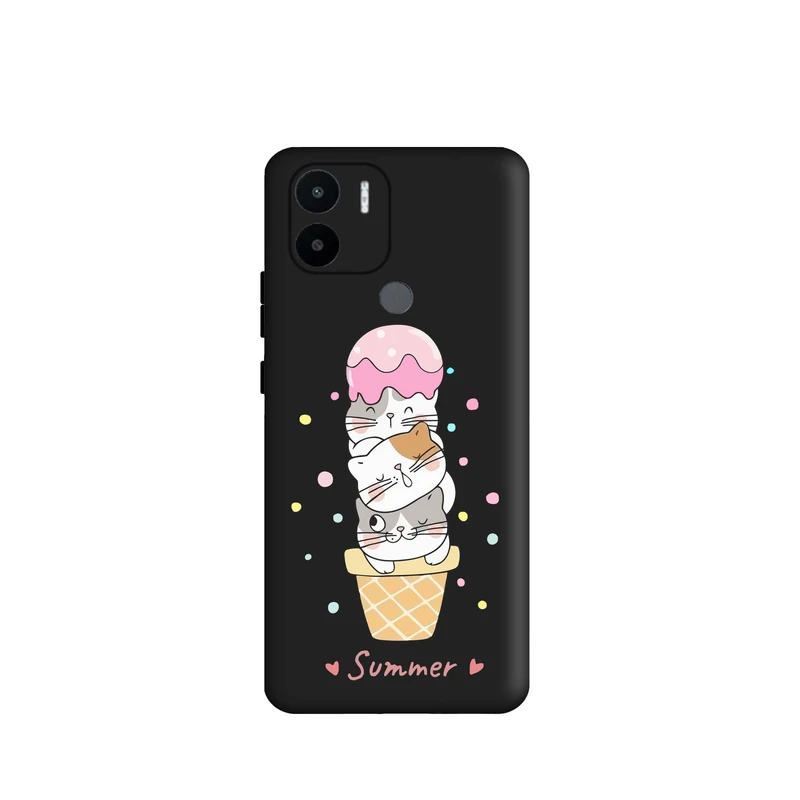 کاور قاب گارد طرح بستنی گربه ای کد s6617 مناسب برای گوشی موبایل شیائومی Redmi A1 Plus / Redmi A2 Plus