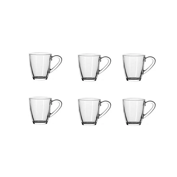 نیم لیوان شیشه و بلور اصفهان مدل SAMIM بسته 6 عددی