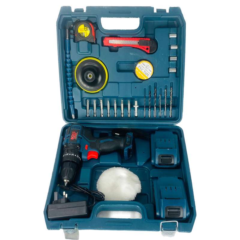 مجموعه 31 عددی دریل پیچ گوشتی شارژی باس مدل BRUSHLESS-36VF