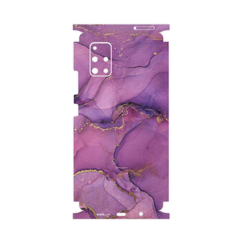 برچسب پوششی ماهوت مدل Purple Marble-FullSkin مناسب برای گوشی موبایل سامسونگ Galaxy A71 5G
