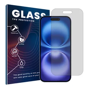Glass Resistant model transparent screen protector suitable for Apple iPhone 16 mobile phone