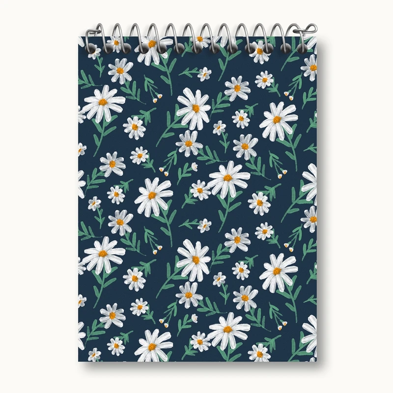 دفتر یادداشت 50 برگ خندالو مدل گل بابونه کد 29533