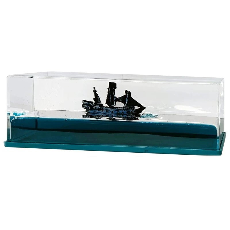 بطری دکوری مدل کشتی معلق غرق نشو